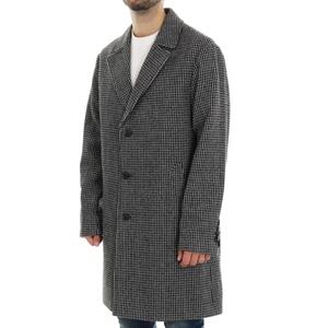 CAPPOTTO PIED DE POULE SEINSE NERO